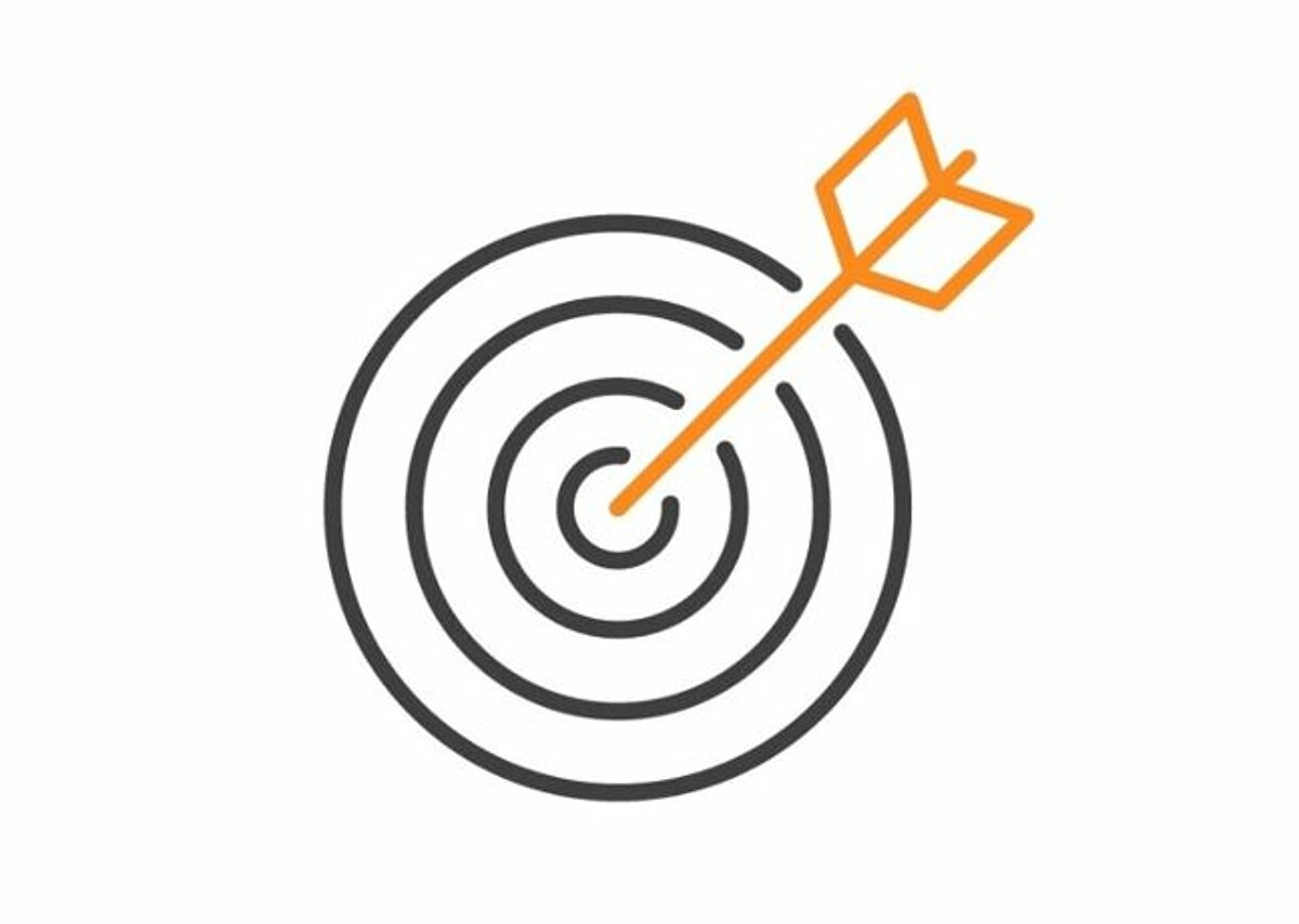 Symbolbild Zielscheibe